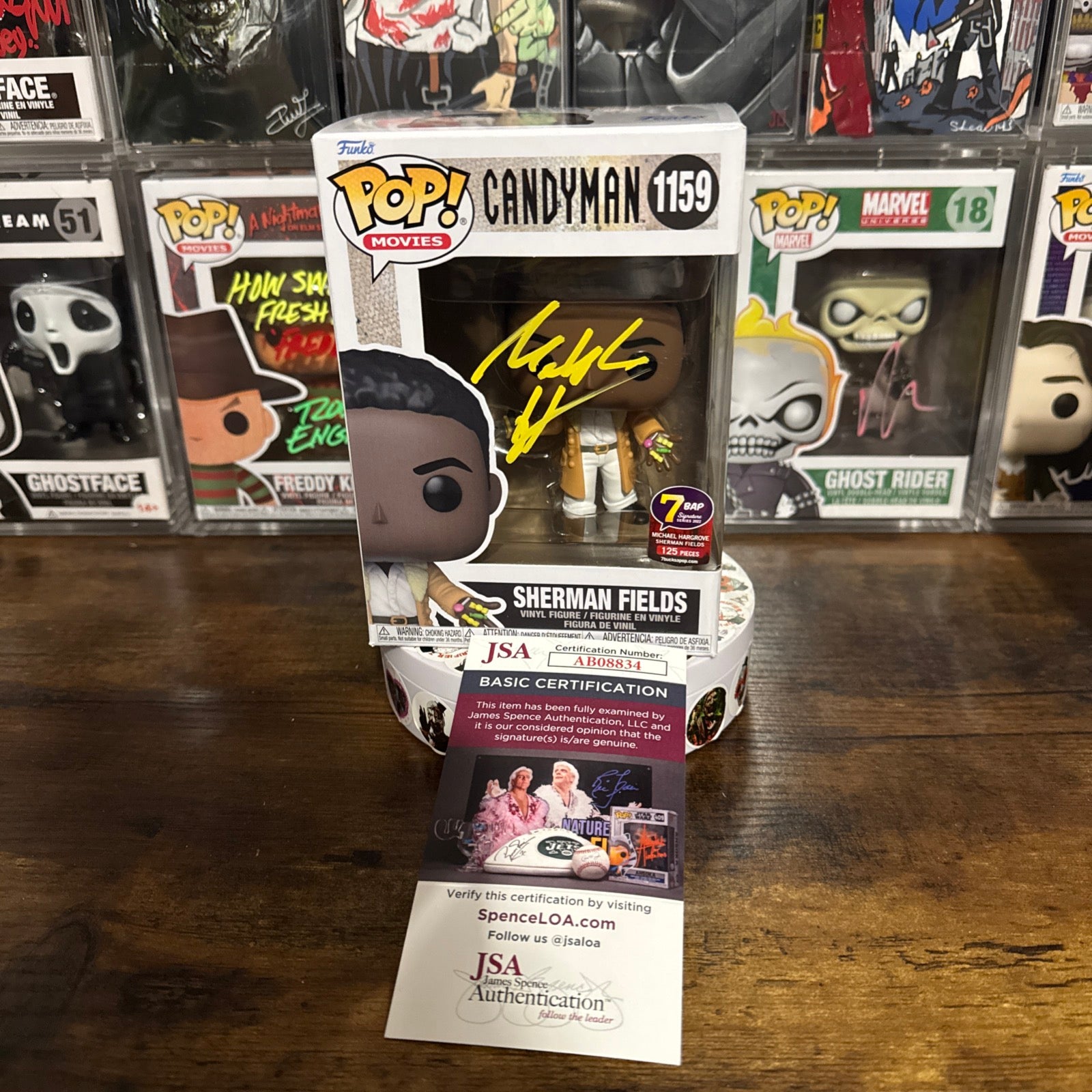 Signed Michael Hargrove Candyman #1159 7BAP 125 PCS