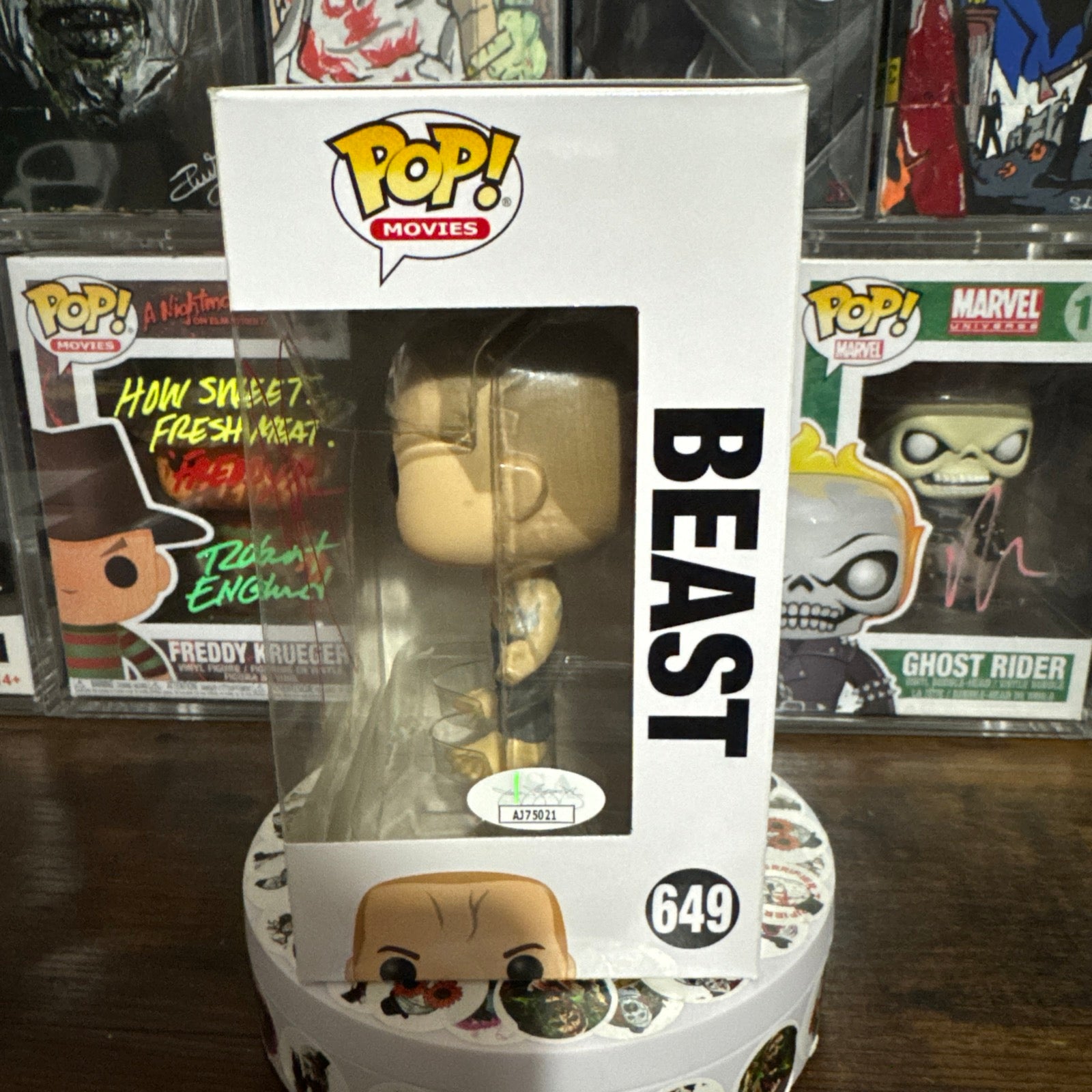 Signed James McAvoy Beast #649 Split