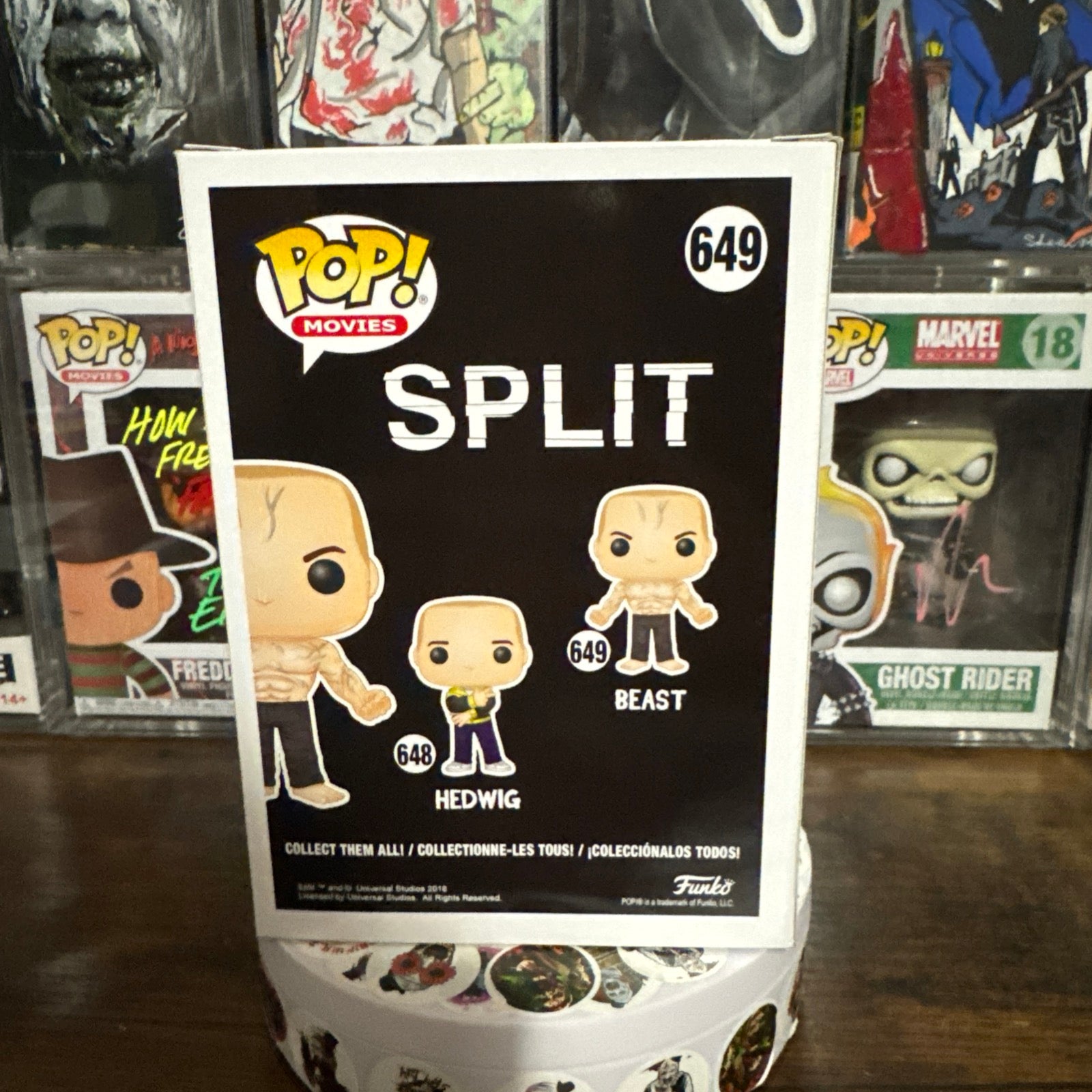 Signed James McAvoy Beast #649 Split