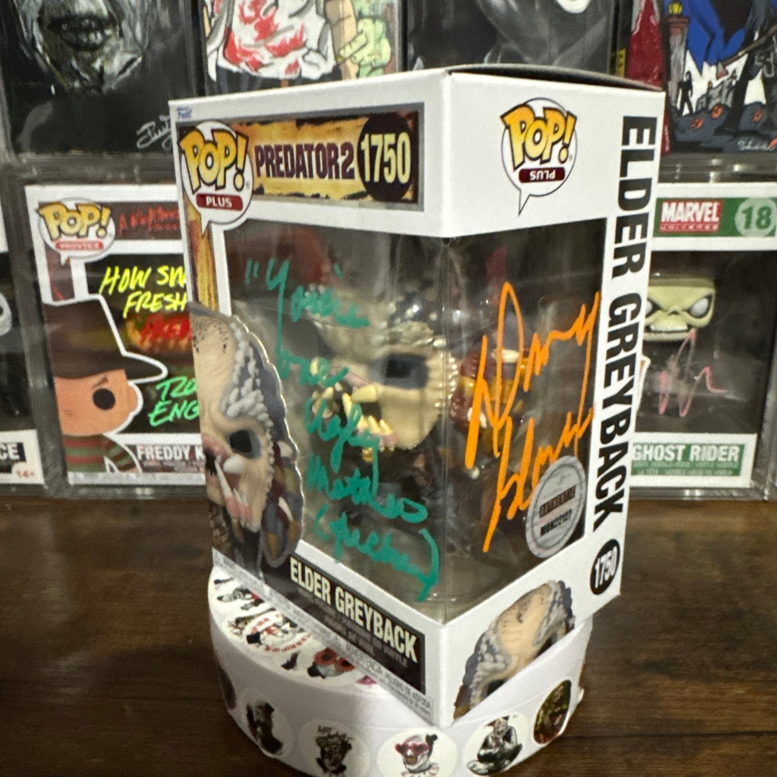 Signed Danny Glover Elder Greyback #1750 Predator 2