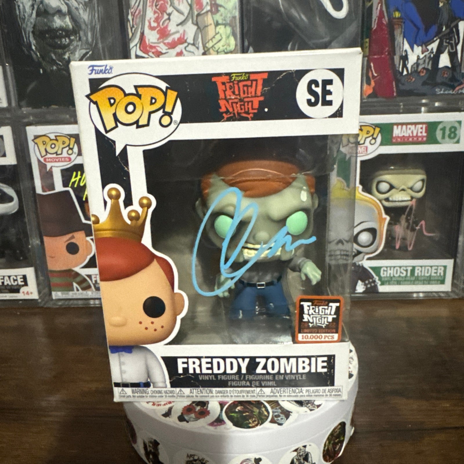 Signed Chi Lewis-Parry Freddy Zombie 28 Weeks Later Alpha