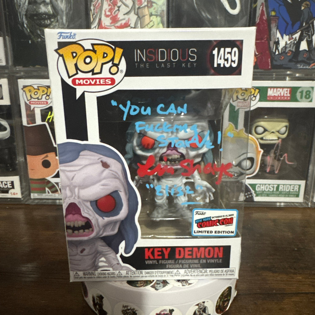 Signed Lin Shaye Key Demon #1459 Insidious