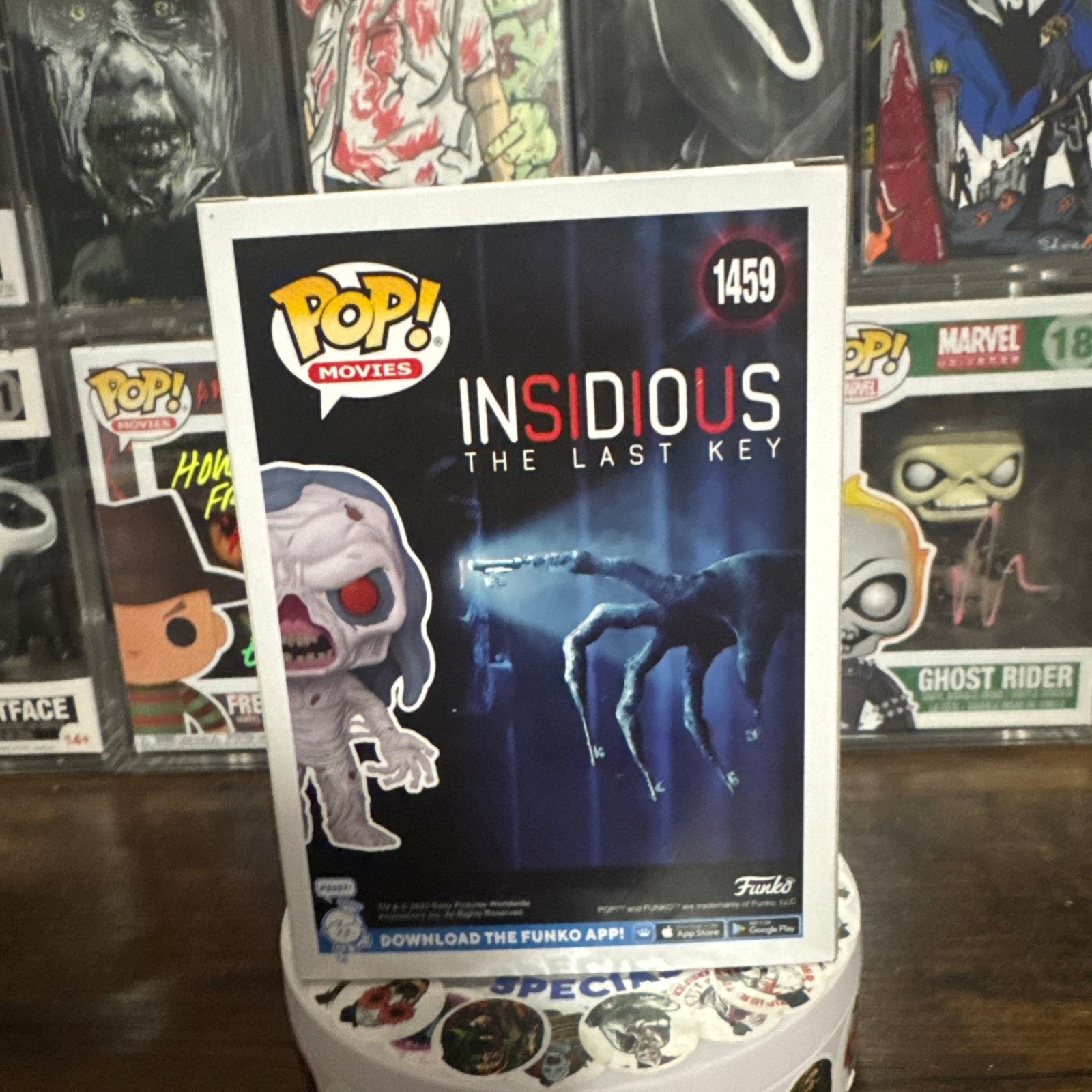 Signed Lin Shaye Key Demon #1459 Insidious