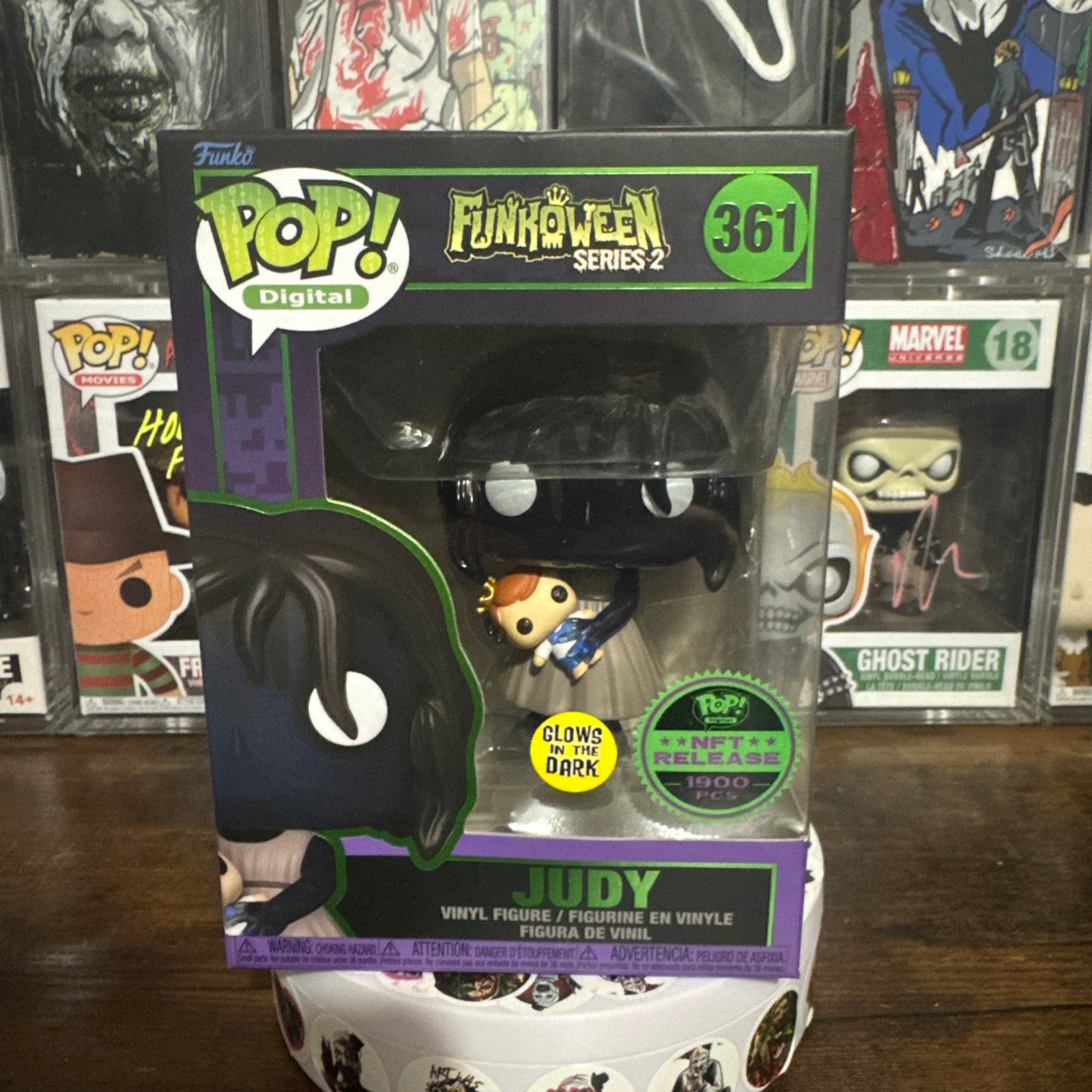 Judy #361 Funhoween Series 2 Digital NFT 1900 pcs GITD