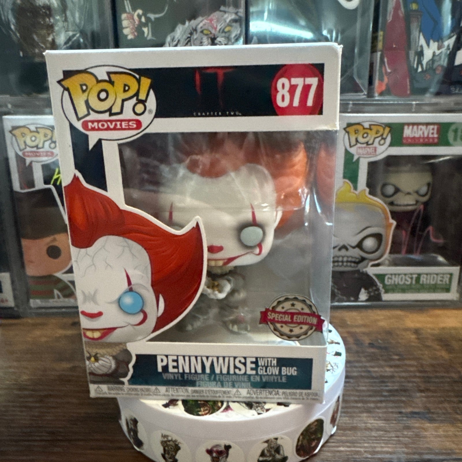 Vaulted Pennywise #877 With Glow Bug IT
