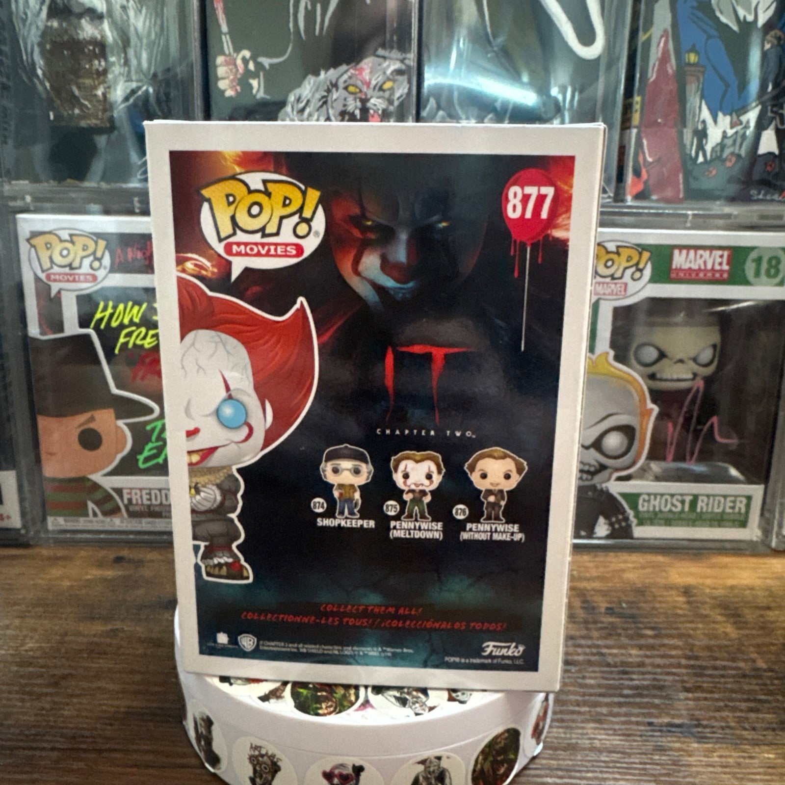 Vaulted Pennywise #877 With Glow Bug IT