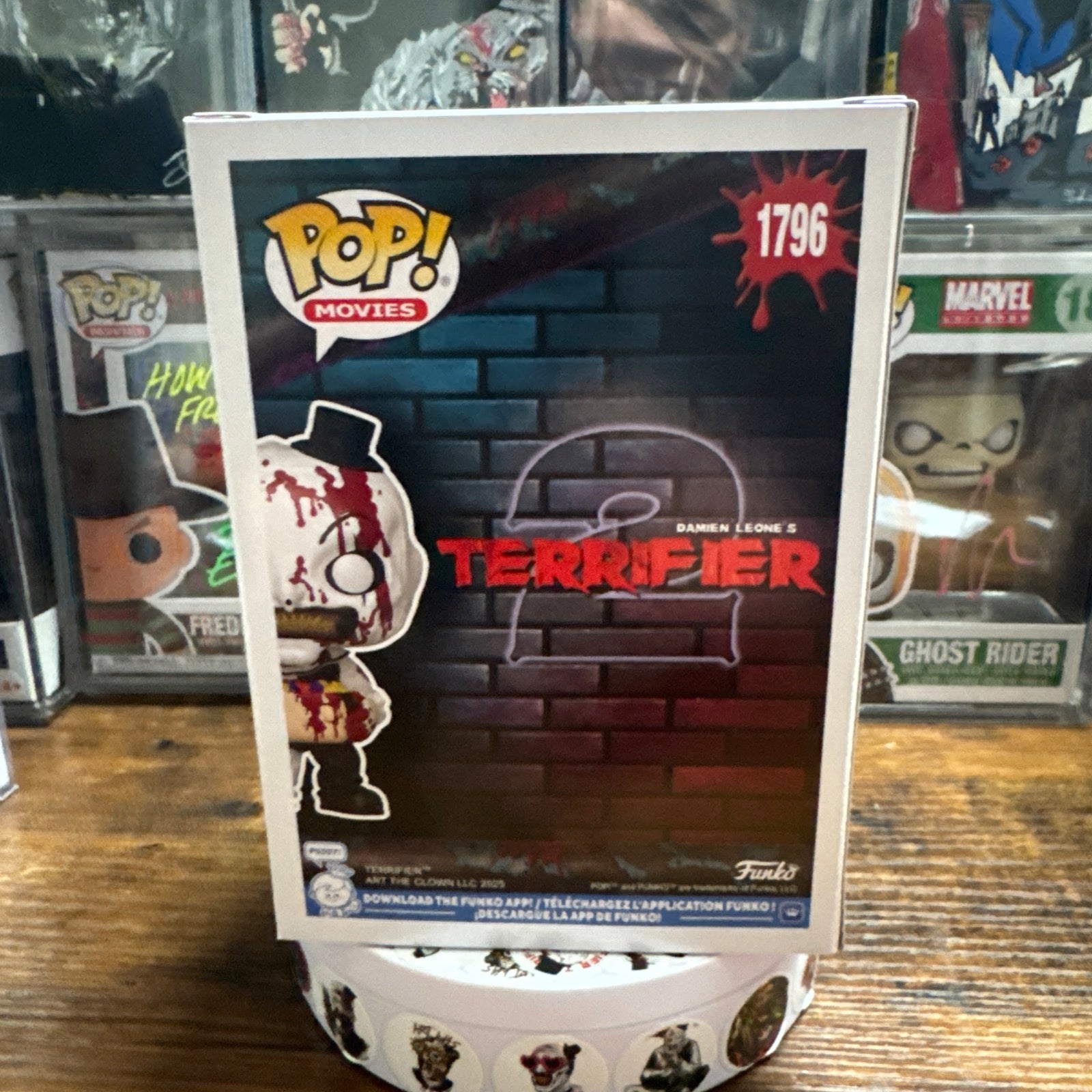 Signed Felissa Rose Art The Clown #1796 Terrifier 2