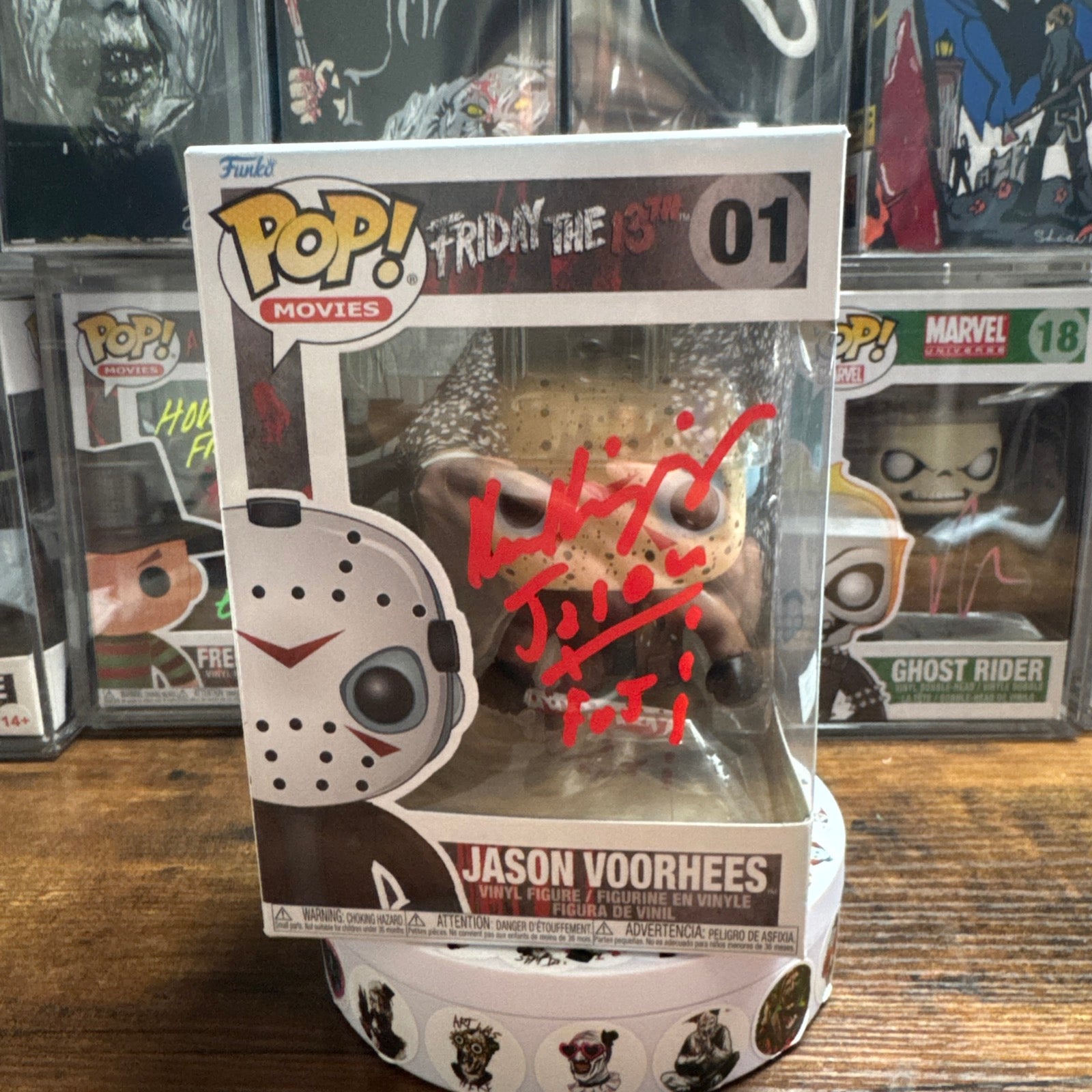 Signed Ken Kirzinger Jason Voorhees #01 Friday 13th