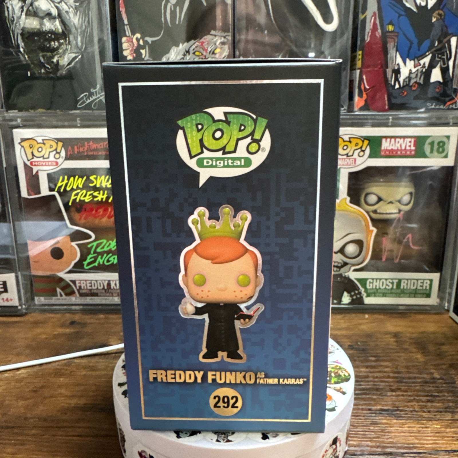 Vaulted Digital NFT Release Freddy Funko As Father Karras #292 The Exorcist