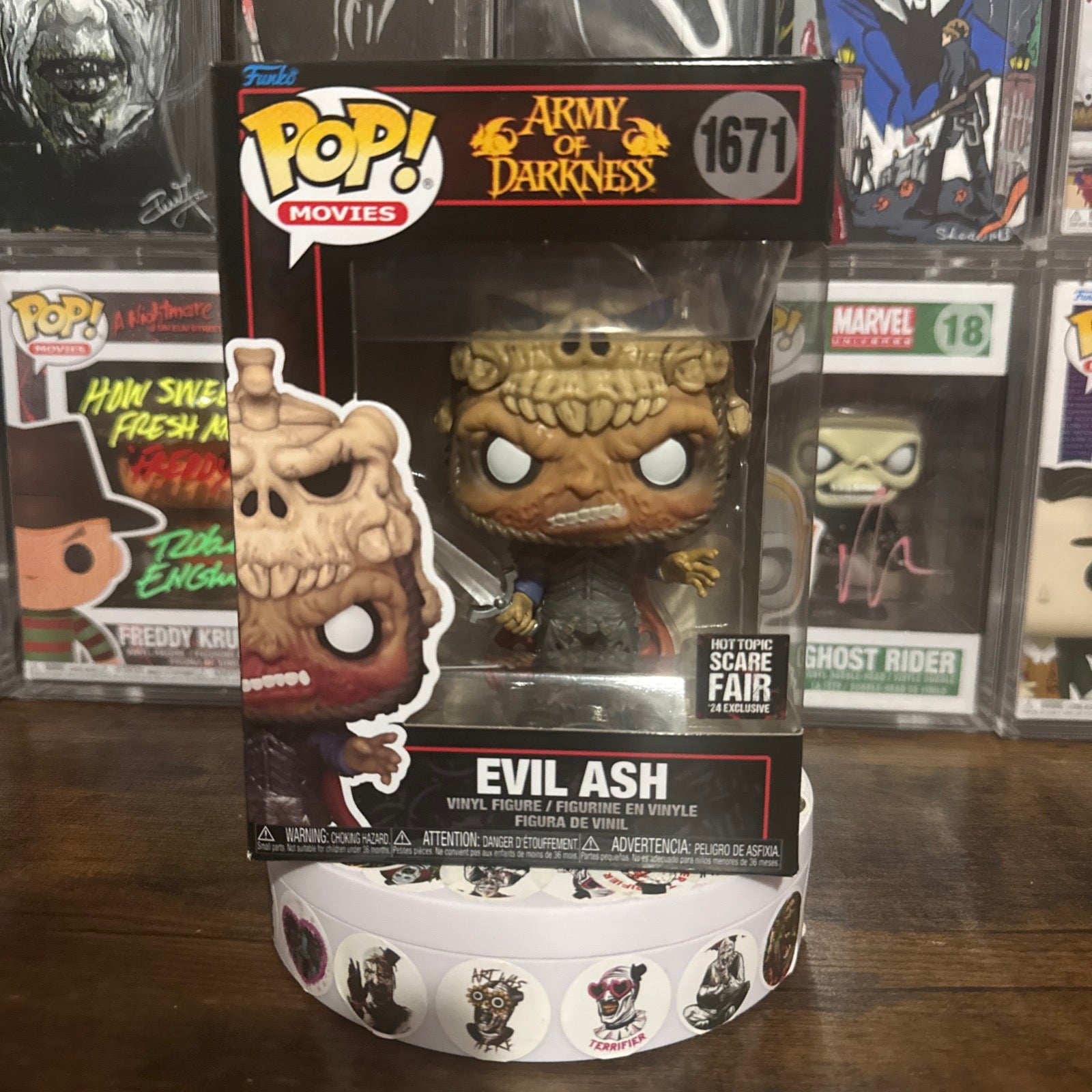 Evil Ash #1671 Army Of Darkness Scare Fair