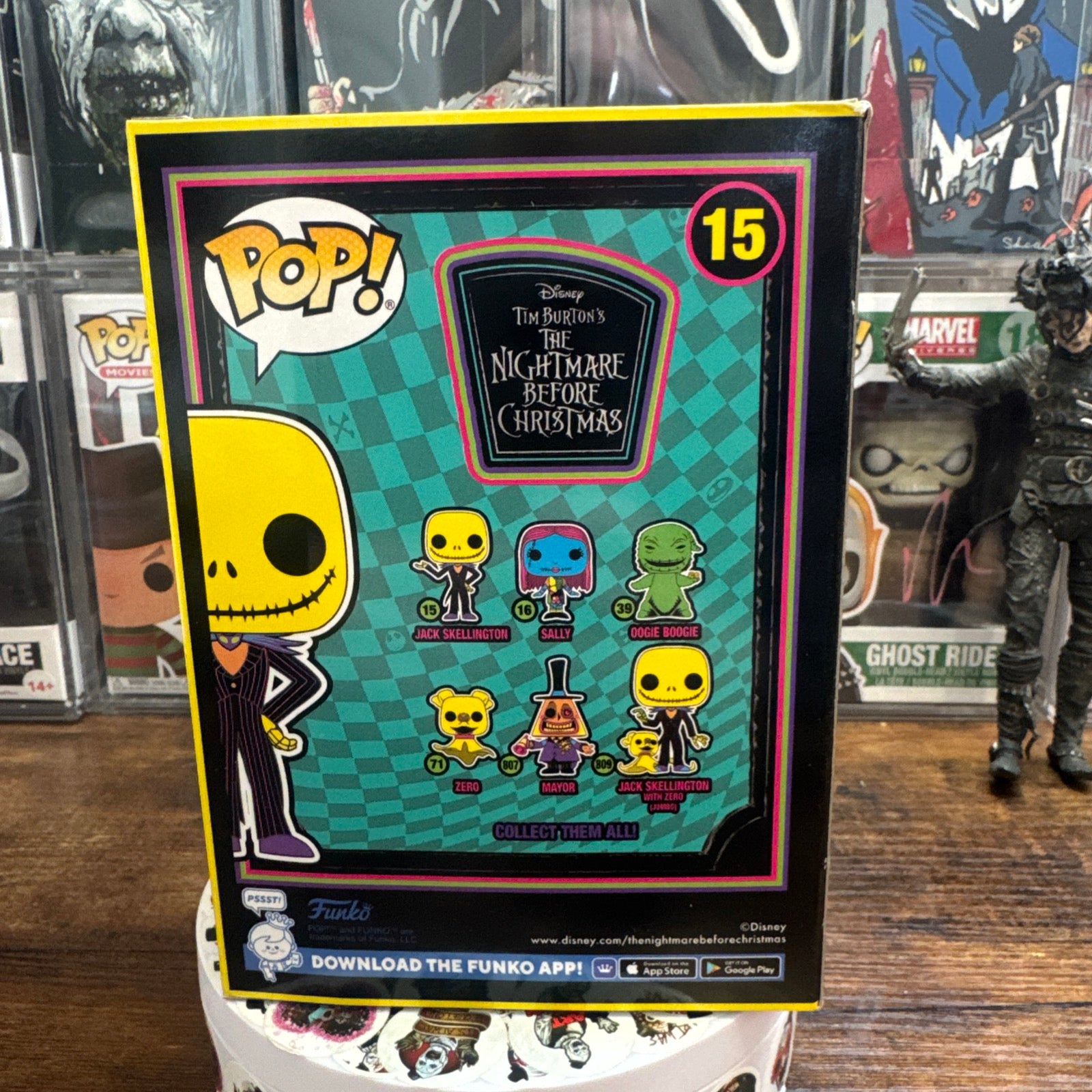 Jack Skellington #15 Blacklight A Nightmare Before Christmas