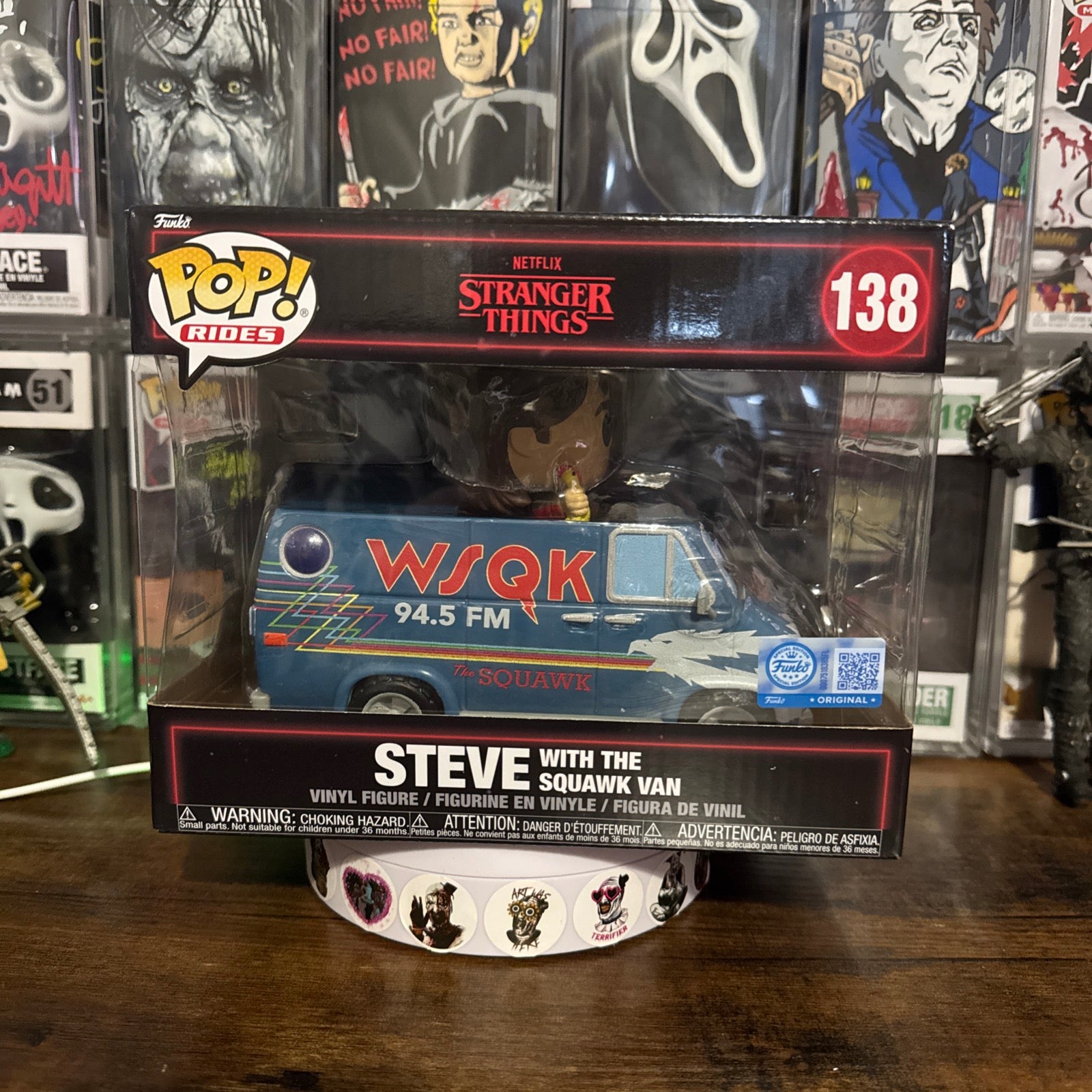 Steve With Squawk Van #138 Pop Rides Stranger Things