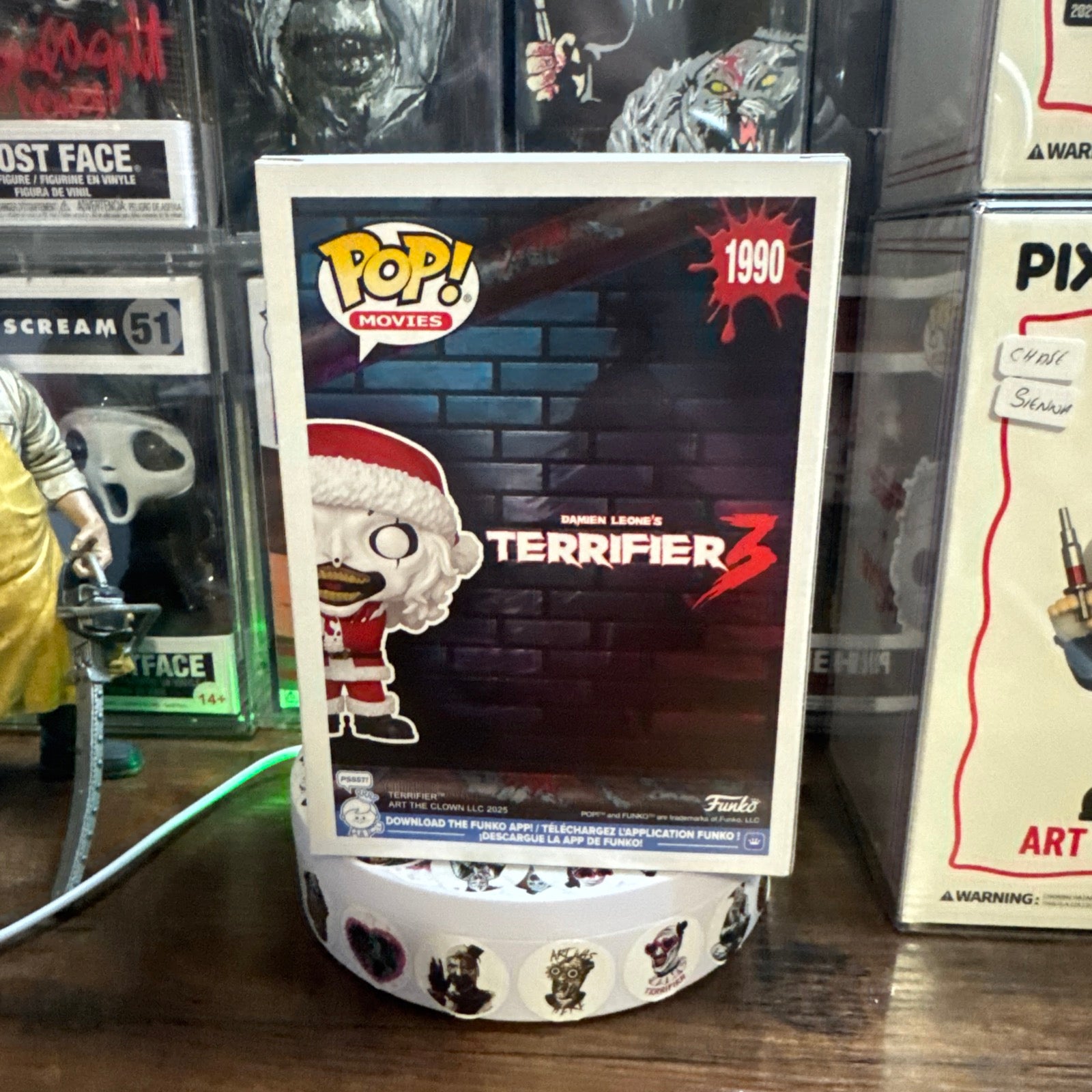 Art The Clown #1990 Santa With Chainsaw Terrifier 3