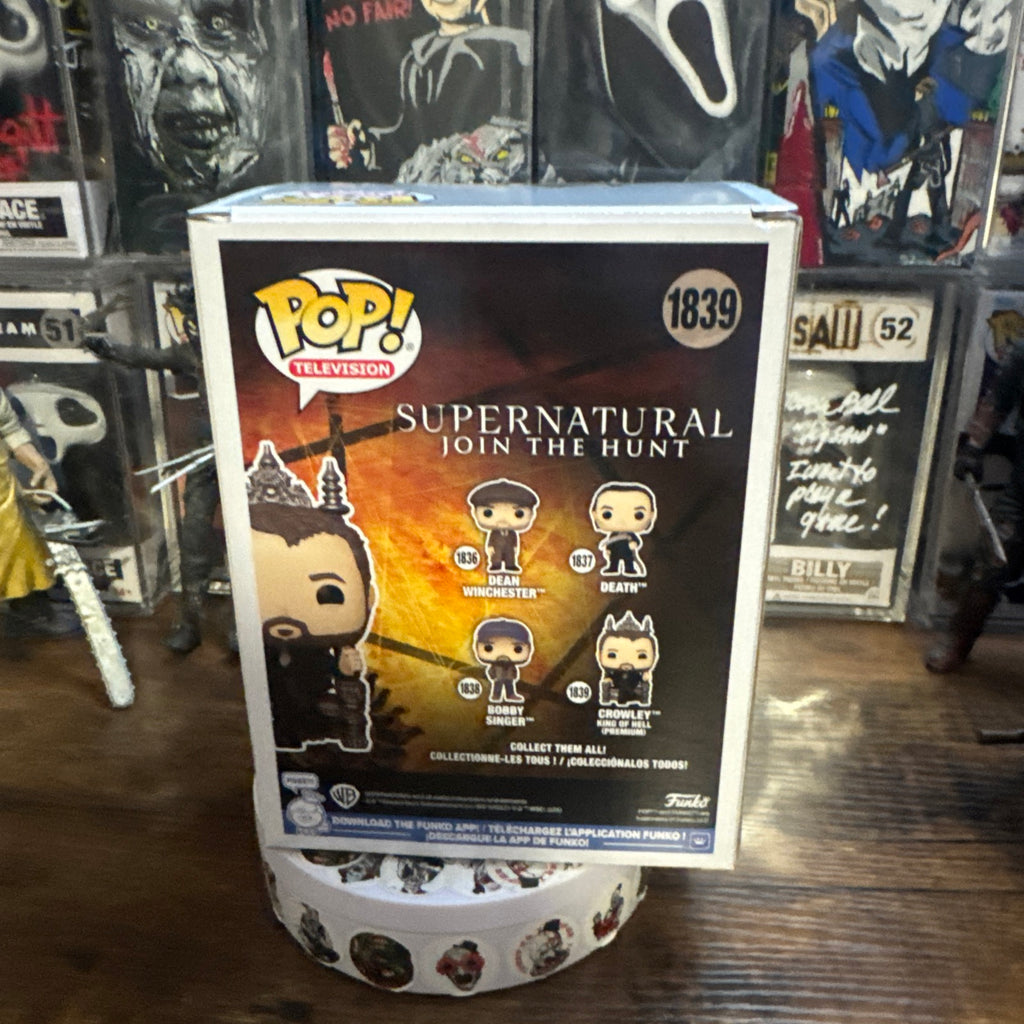 Crowley #1839 King Of Hell Pop Plus Supernatural Join The Hunt