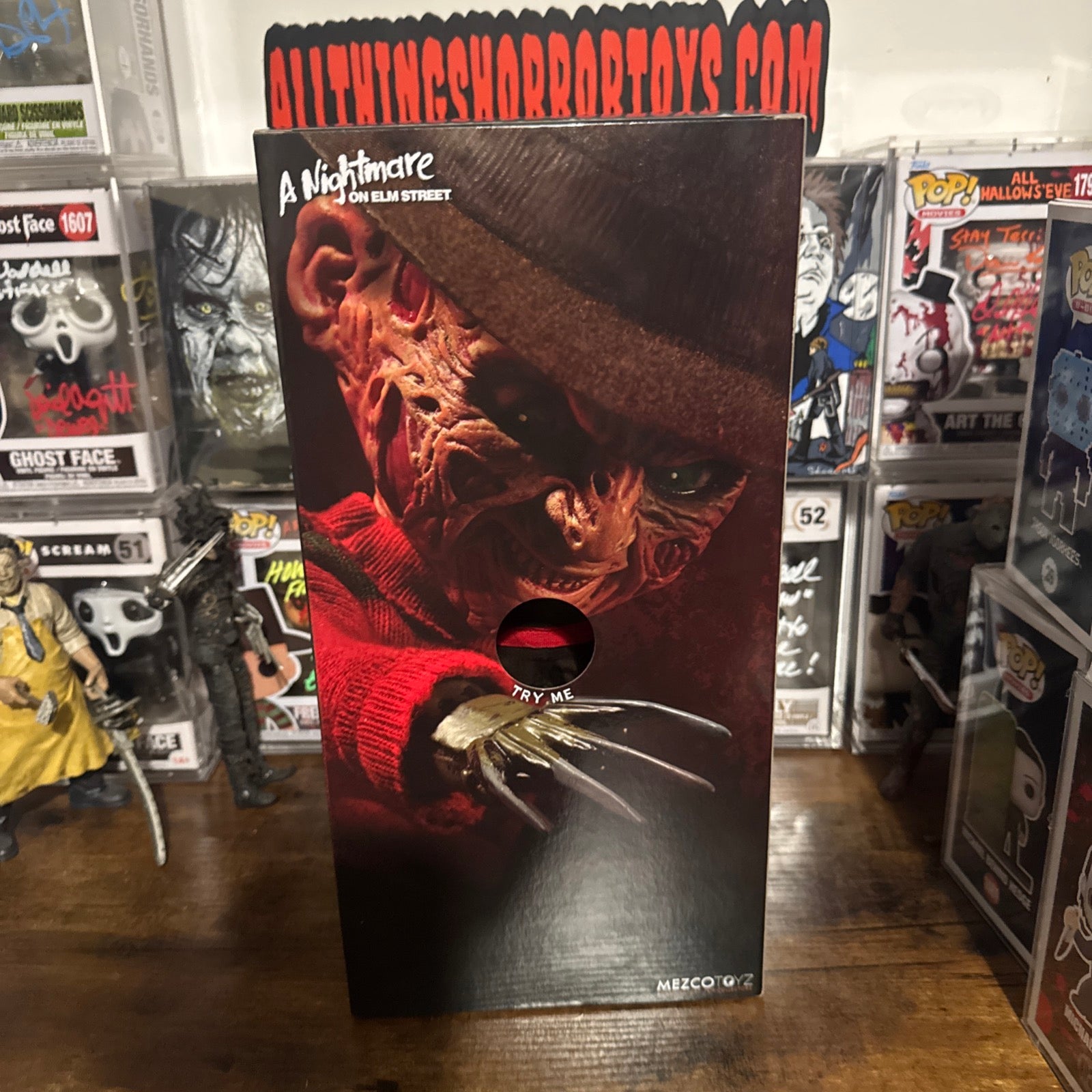 Living Dead Dolls Presents Freddy Krueger A Nightmare On Elm Street Figure With Sound