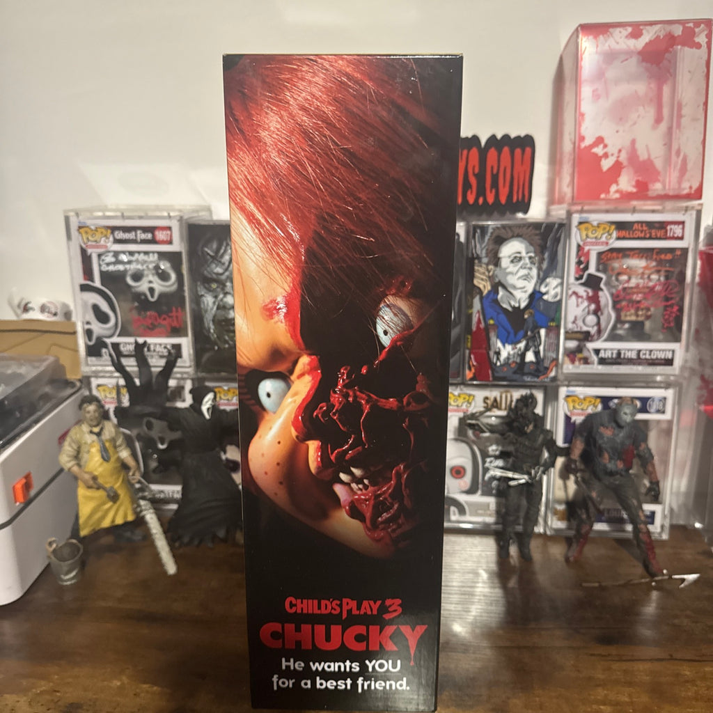 Chucky Pizza Face Talking Mezco Child’s Play 3