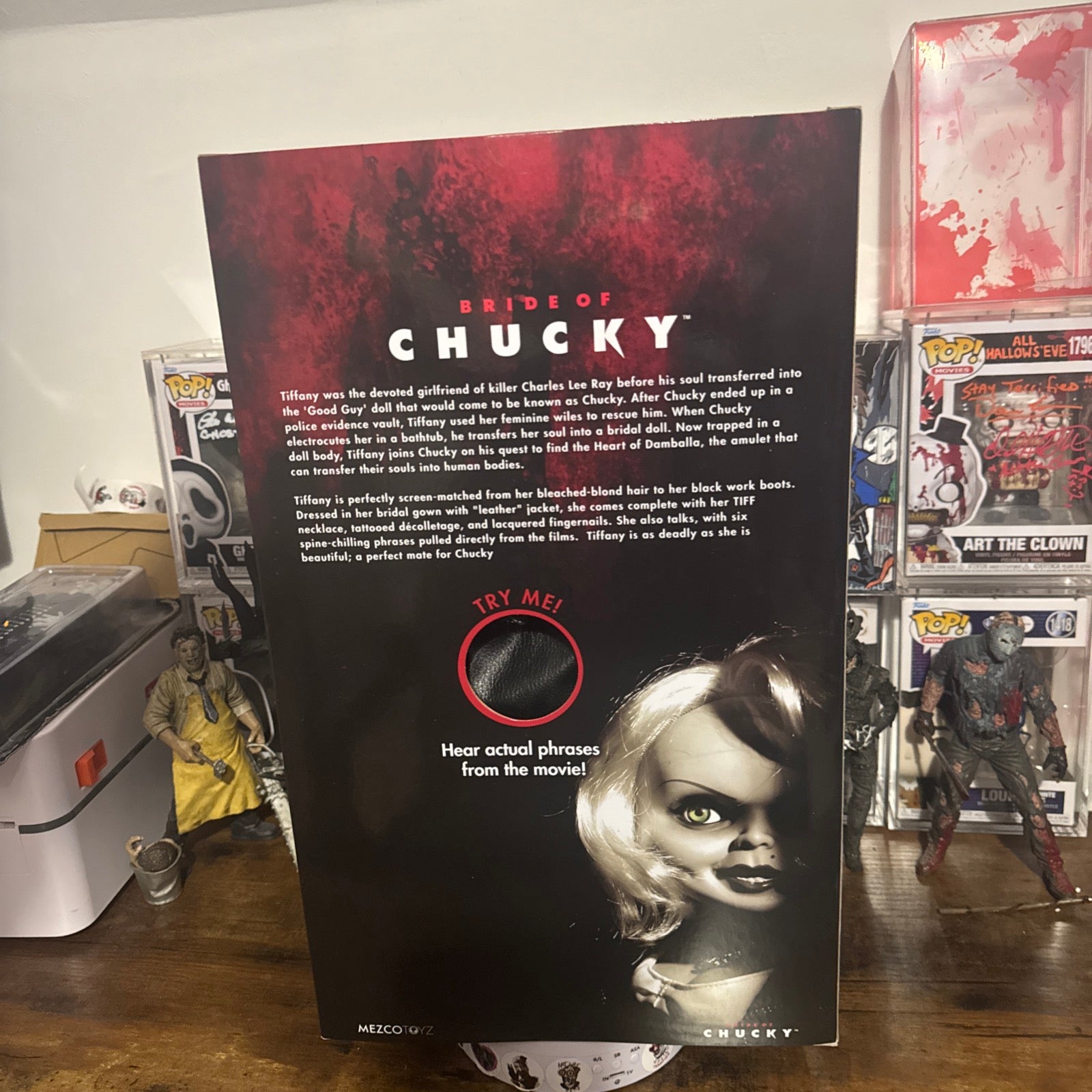 Tiffany Bride Of Chucky Talking Mezco 15” Doll