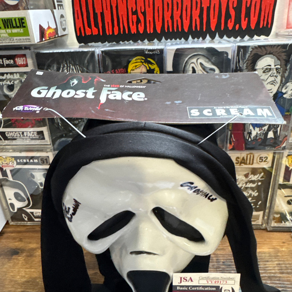 Signed Lee Waddell Ghost Face Mask
