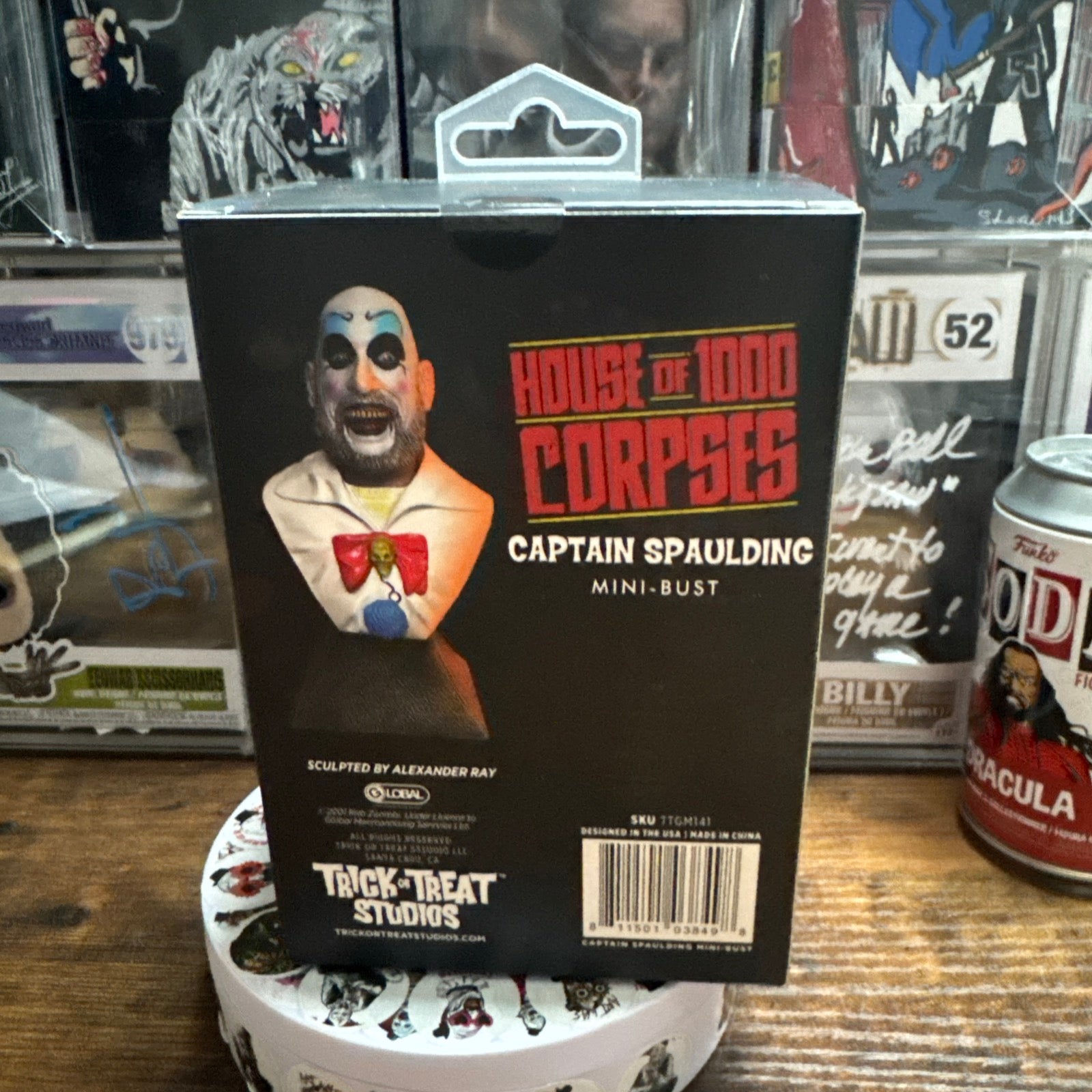 Captain Spaulding Mini Bust 5” Trick Or Treat Studios