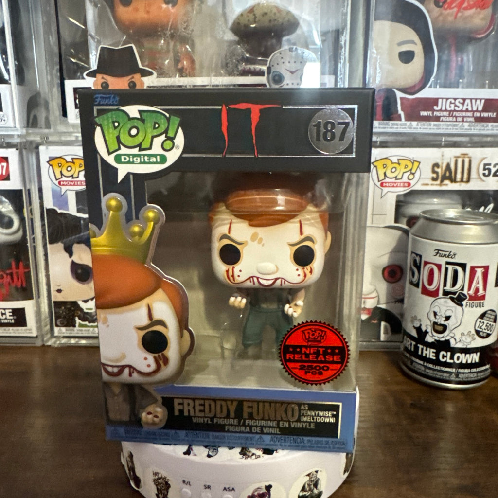 Vaulted Digital NFT Freddy Funko As Pennywise ( Meltdown) IT 2500 PCS