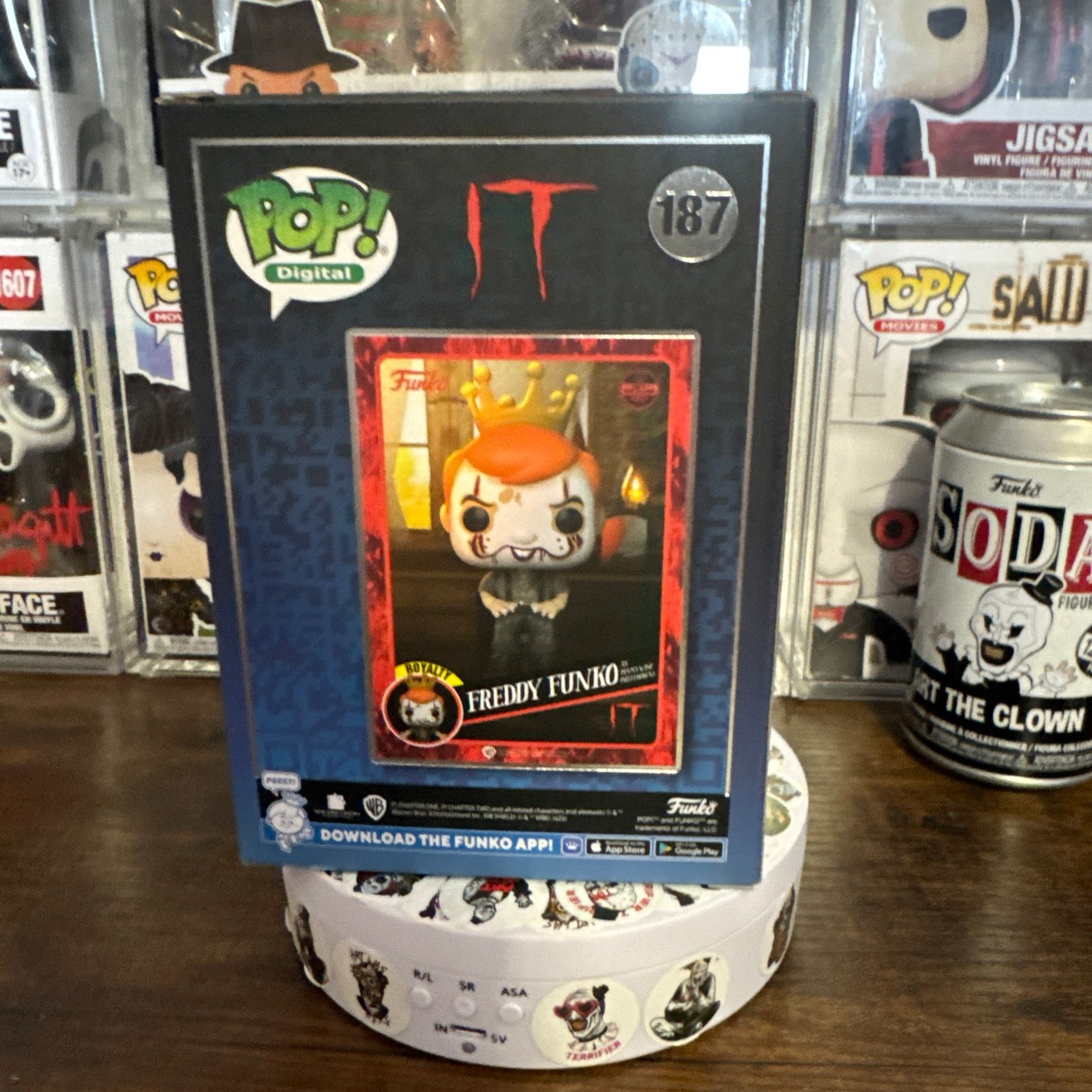 Vaulted Digital NFT Freddy Funko As Pennywise ( Meltdown) IT 2500 PCS