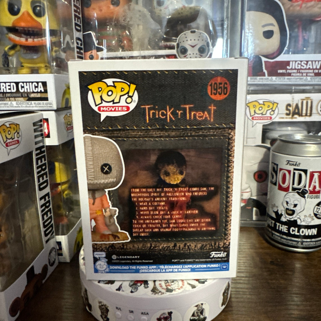 Sam With Pumpkin #1956 Trick r Treat